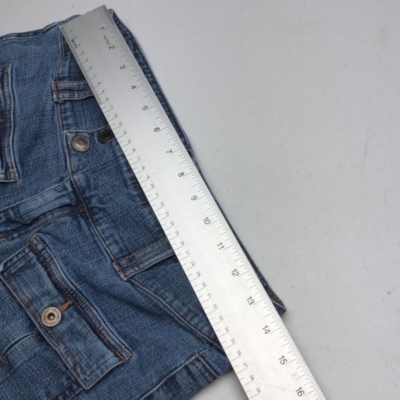 VINTAGE JACOB CONNEXION STRETCH DENIM CAPRIS 4/27x25 😎 - Picture 7 of 12
